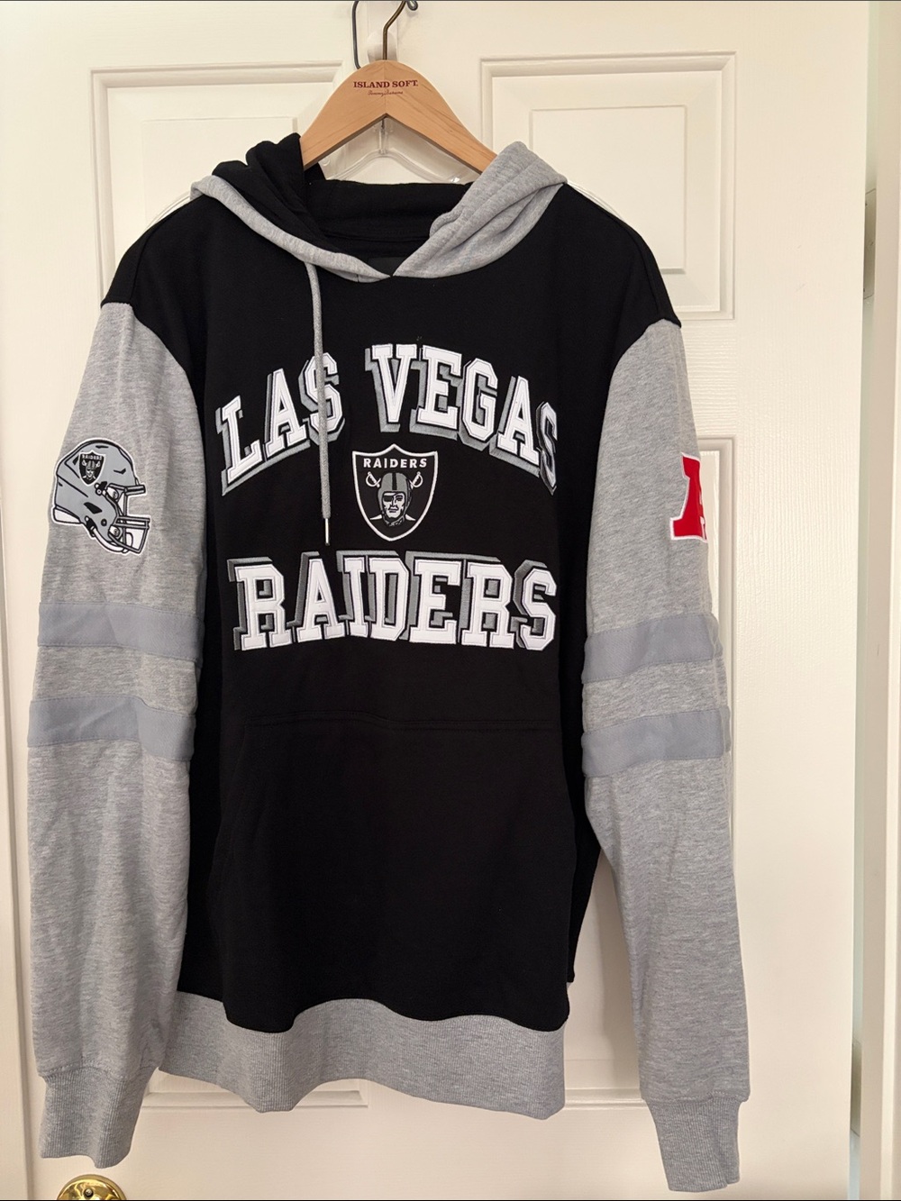 Las Vegas Raiders hooded sweatshirt